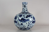 A CHINESE AQUA-THEME BLUE AND