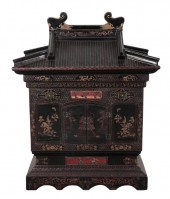 A CHINESE ARCHITECTURAL BLACK