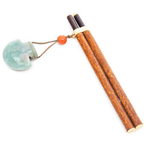 A Chinese Bamboo Brush Holder