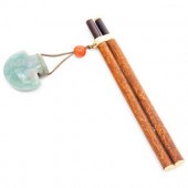 A Chinese Bamboo Brush Holder