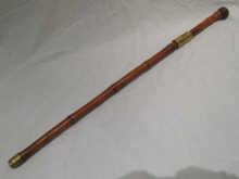 A Chinese bamboo sword stick with