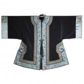 A CHINESE BLACK GAUZE LADY'S R