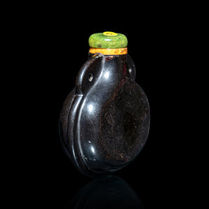 A Chinese Black Lacquered Wood