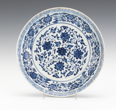 A Chinese Blue and White Dish