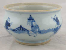 A Chinese blue and white bowl