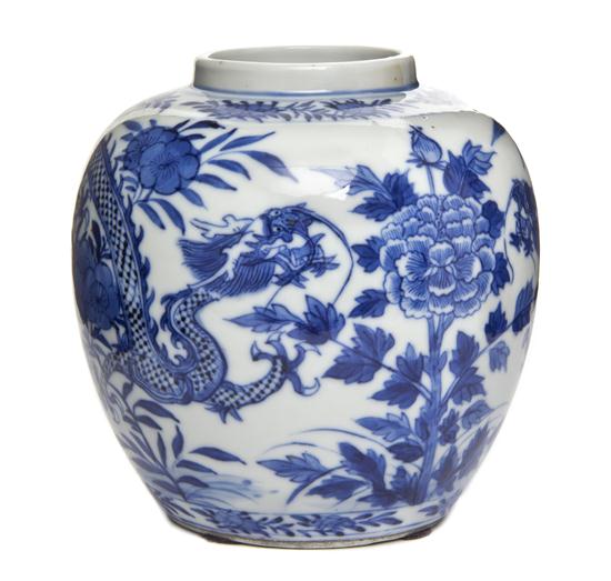 A Chinese Blue and White