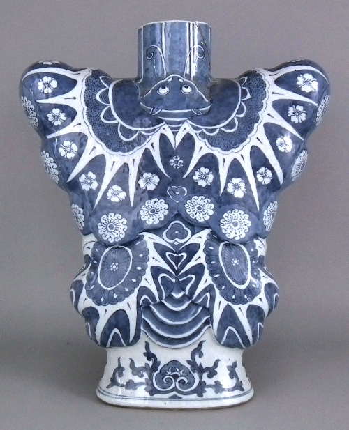 A Chinese blue and white