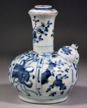 A Chinese blue and white porce
