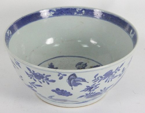 A Chinese blue and white bowl