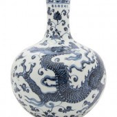 A Chinese Blue and White Porce