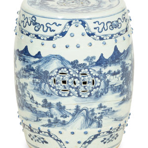 A Chinese Blue and White