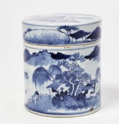 A CHINESE BLUE AND WHITE PORCE