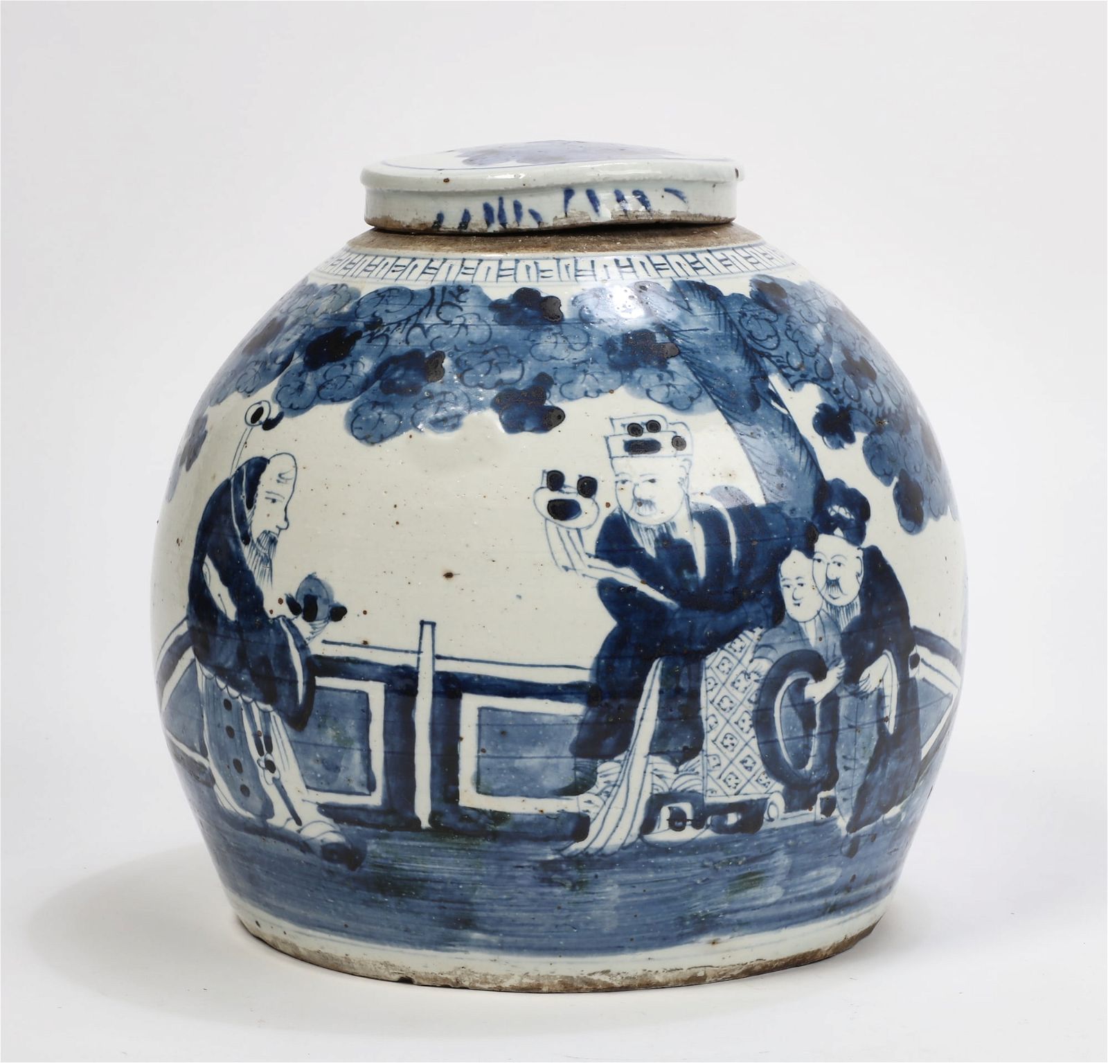 A CHINESE BLUE AND WHITE