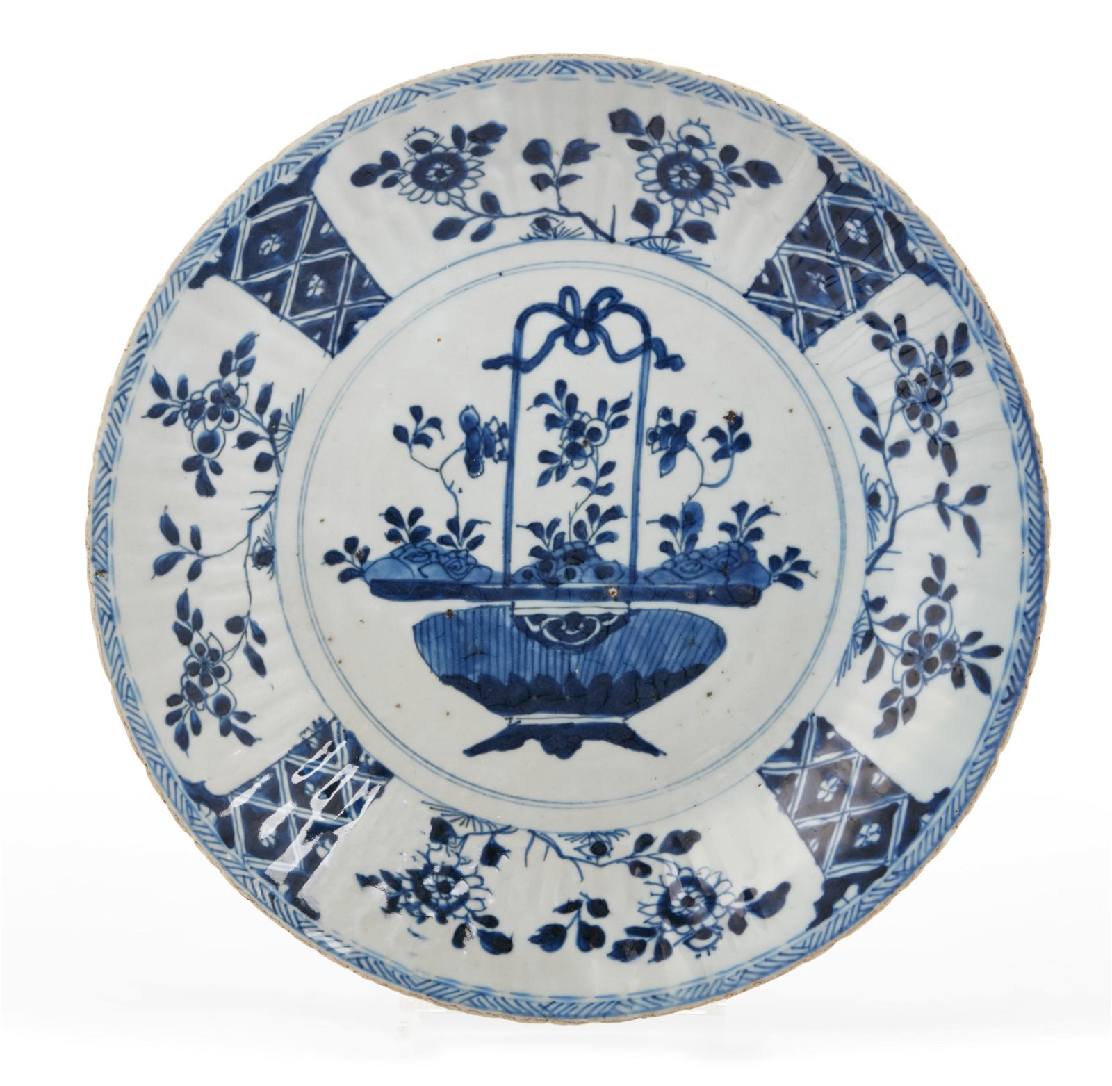 A CHINESE BLUE AND WHITE