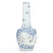 A CHINESE BLUE AND WHITE PORCE