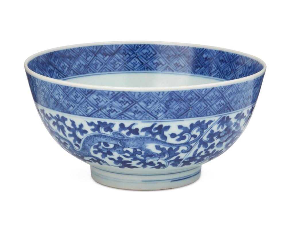 A CHINESE BLUE AND WHITE