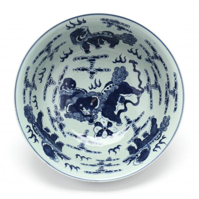 A CHINESE BLUE AND WHITE
