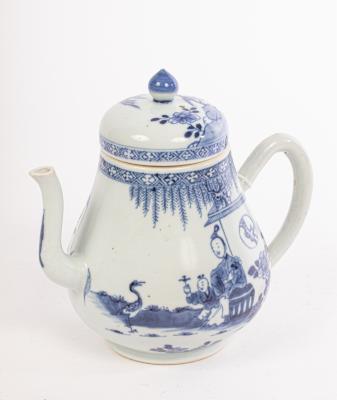 A Chinese blue and white
