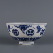A CHINESE BLUE AND WHITE PORCE