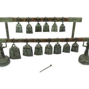 A Chinese Bronze Bianzhong  20th