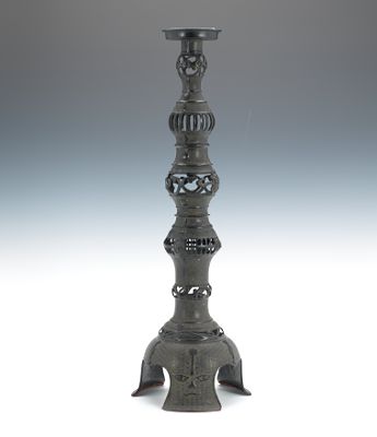 A Chinese Bronze Candleholder