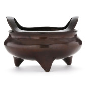 A CHINESE BRONZE CENSER<br>A C