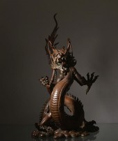 A CHINESE BRONZE DECORATIONHt.