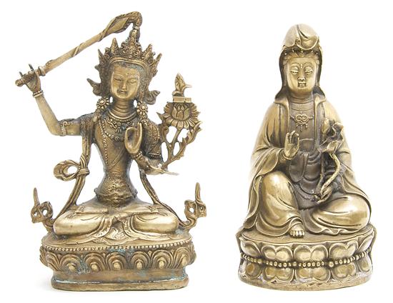 A Chinese Bronze Figure of