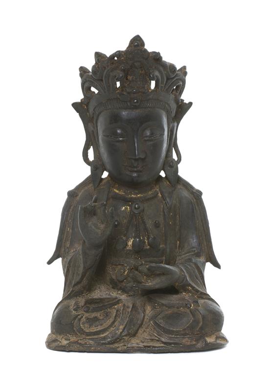 A Chinese Bronze Figure of