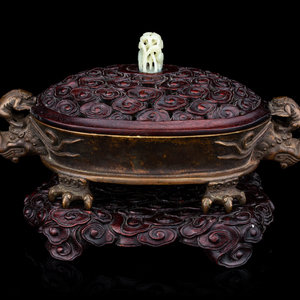 A Chinese Bronze Incense Burner