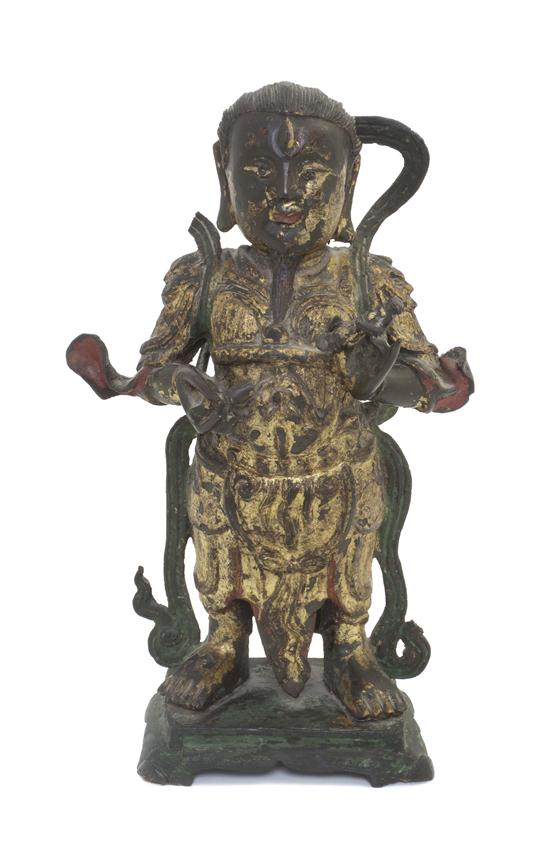 A Chinese Bronze Model of Zhenwu