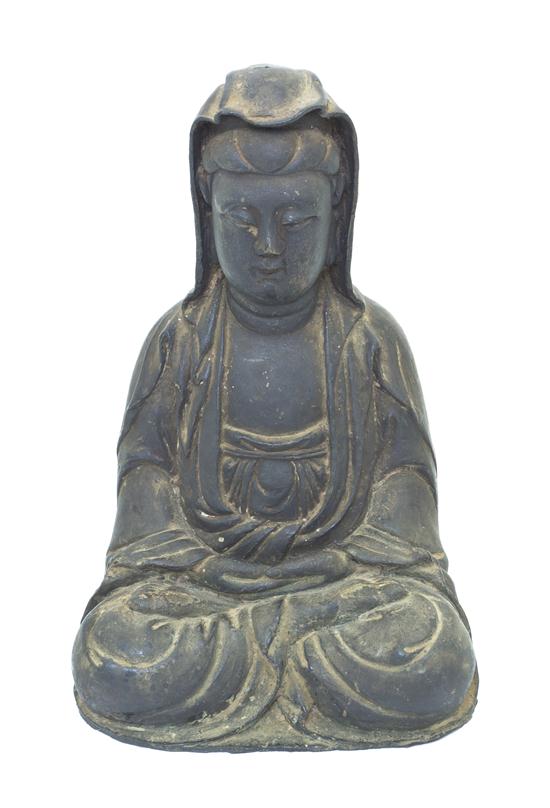 A Chinese Bronze Model of Guanyin