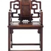 A Chinese Burlwood Inset Hardw