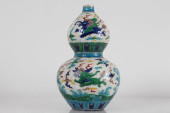 A CHINESE CALABASH-FORTUNE DRA