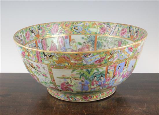 A Chinese Canton-decorated