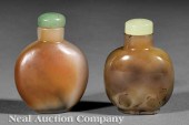 A Chinese Carved Agate Snuff B