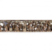 A Chinese Carved and Polychrom