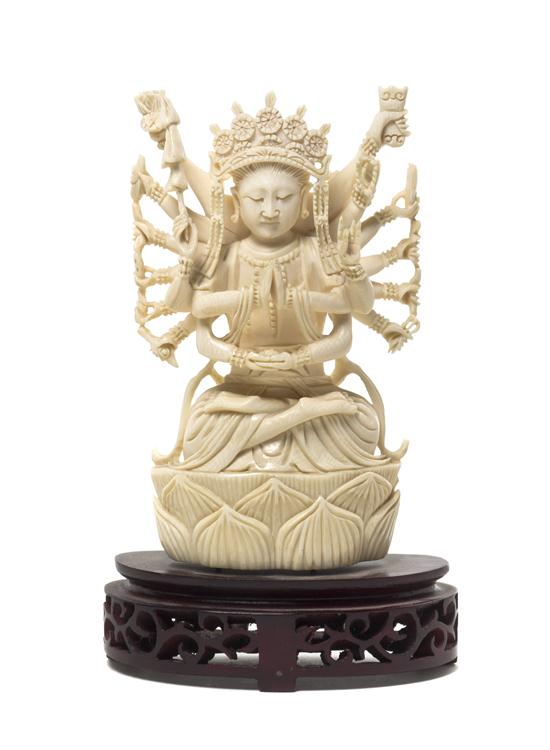 A Chinese Carved Figure of a