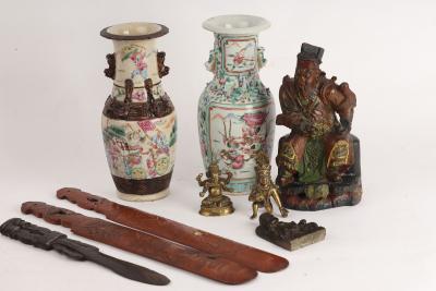 A Chinese carved figure of