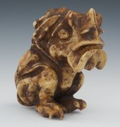 A Chinese Carved Hardstone Cre