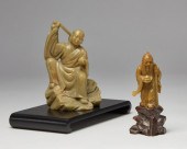 A CHINESE CARVED HARDSTONE FIG