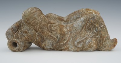 A Chinese Carved Hardstone of A