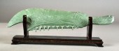 A Chinese Carved Hardstone Swo