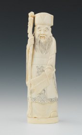 A Chinese Carved Ivory Figure