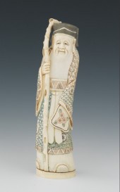 A Chinese Carved Ivory Figure