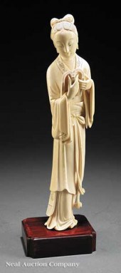 A Chinese Carved Ivory Figure