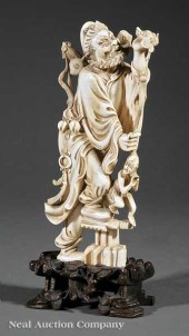A Chinese Carved Ivory Figure