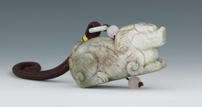 A Chinese Carved Jade Animal