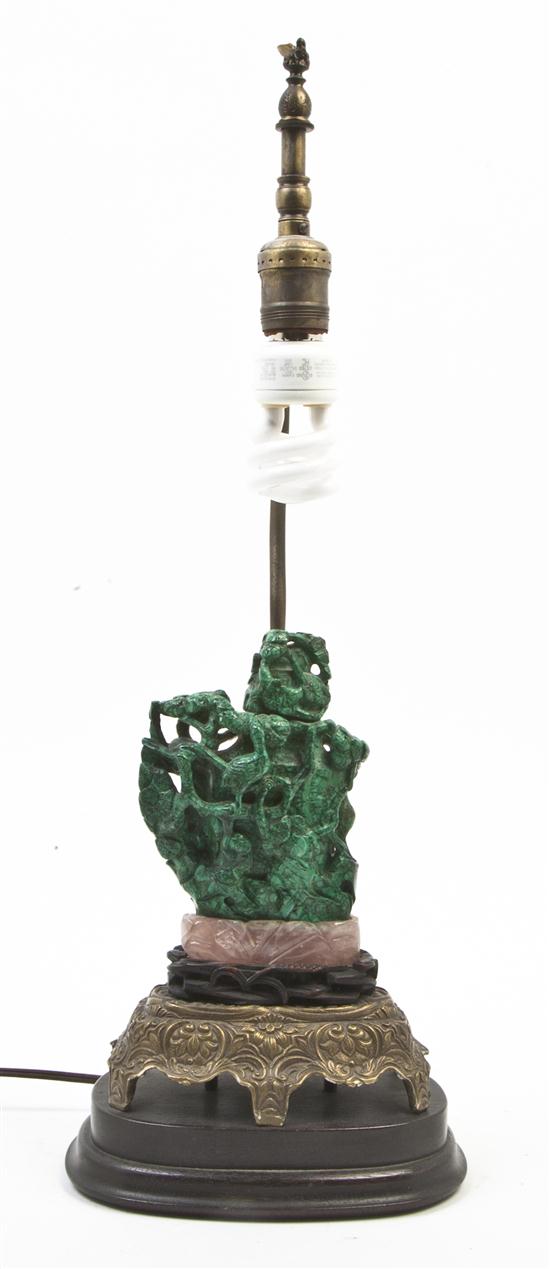 *A Chinese Carved Malachite