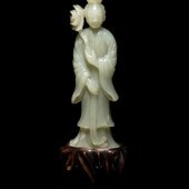 A Chinese Carved Pale Celadon